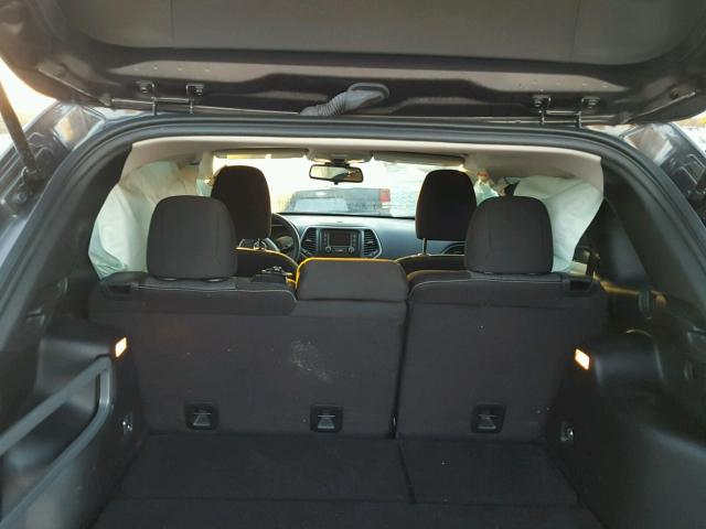 1C4PJLAB5HW543124 - 2017 JEEP CHEROKEE S GRAY photo 9