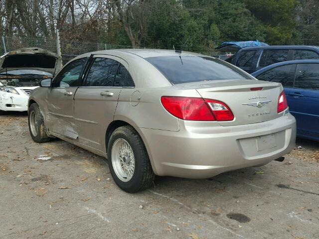 1C3LC46B89N527356 - 2009 CHRYSLER SEBRING LX TAN photo 3