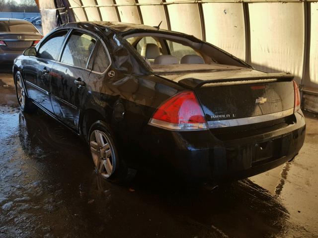 2G1WC581169346352 - 2006 CHEVROLET IMPALA LT BLACK photo 3