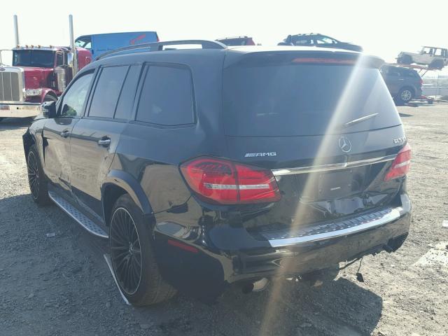 4JGDF7FE7HA969369 - 2017 MERCEDES-BENZ GLS 63 AMG BLACK photo 3