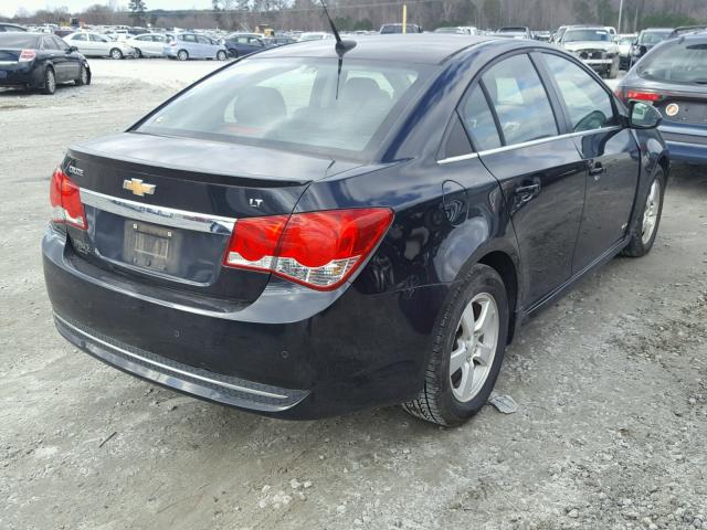 1G1PG5S94B7300498 - 2011 CHEVROLET CRUZE LT BLACK photo 4