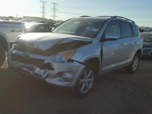 2T3BK31V09W005366 - 2009 TOYOTA RAV4 LIMIT SILVER photo 2