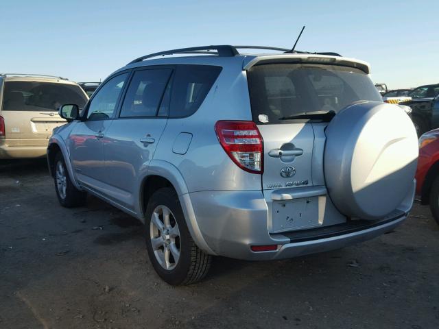 2T3BK31V09W005366 - 2009 TOYOTA RAV4 LIMIT SILVER photo 3