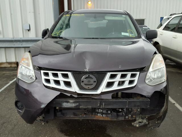 JN8AS5MVXDW125628 - 2013 NISSAN ROGUE S BLACK photo 7