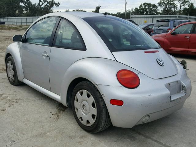 3VWBT21C41M404614 - 2001 VOLKSWAGEN NEW BEETLE 银色 照片 3