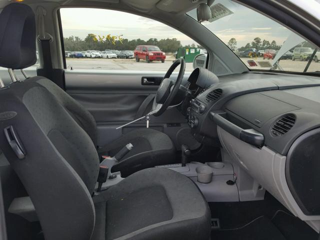 3VWBT21C41M404614 - 2001 VOLKSWAGEN NEW BEETLE 银色 照片 5