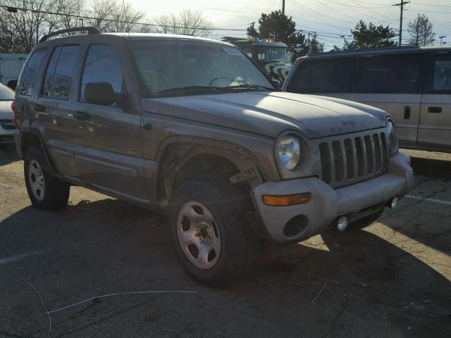 1J8GL48K32W101495 - 2002 JEEP LIBERTY SP BROWN photo 1