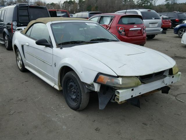 1FAFP44453F411329 - 2003 FORD MUSTANG WHITE photo 1