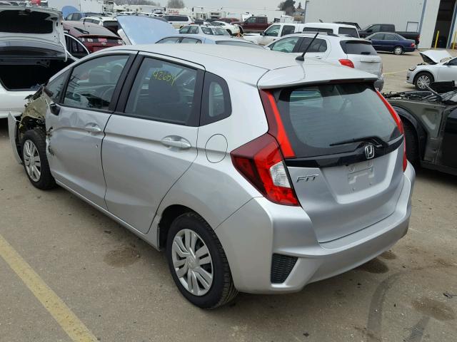 3HGGK5H56FM784309 - 2015 HONDA FIT LX SILVER photo 3