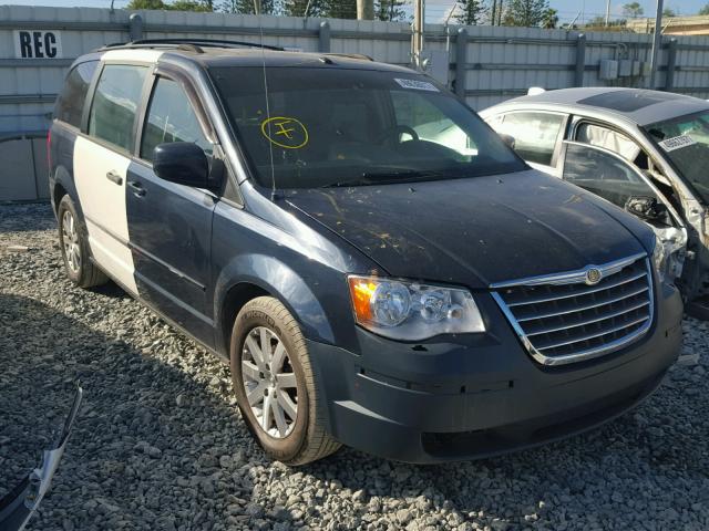 2A8HR54P98R672050 - 2008 CHRYSLER TOWN & COU BLUE photo 1