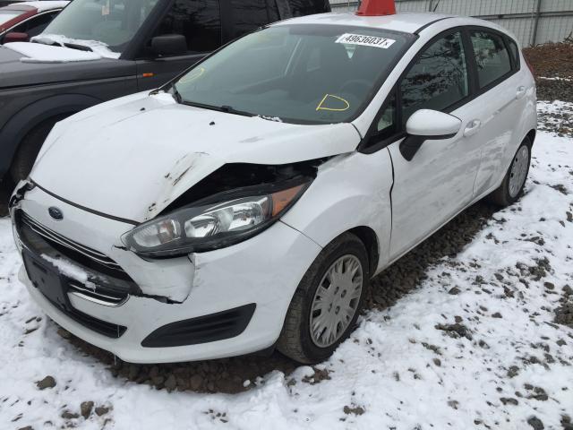 3FADP4TJ5EM206868 - 2014 FORD FIESTA S WHITE photo 2