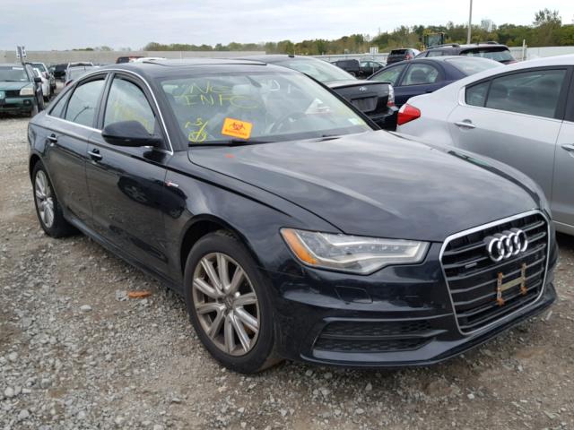 WAUHGAFC2DN025848 - 2013 AUDI A6 PRESTIG BLACK photo 1