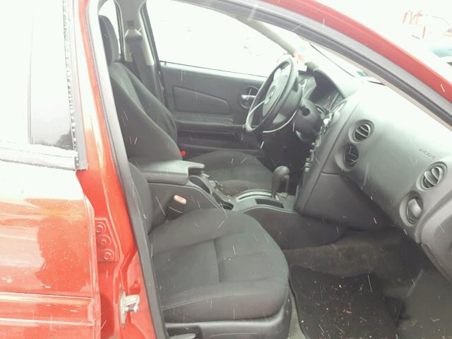 2G2WP552381160200 - 2008 PONTIAC GRAND PRIX Темно-червоний фото 5