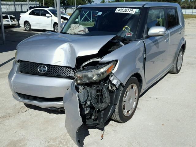 JTLKE50E191068967 - 2009 TOYOTA SCION XB Gümüş foto 2