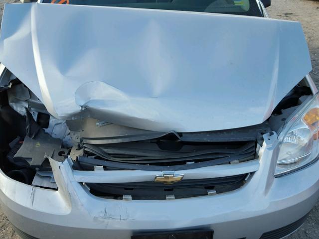 1G1AL55F477397177 - 2007 CHEVROLET COBALT LT SILVER photo 7