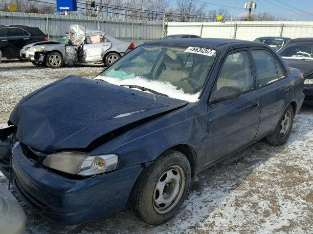 1NXBR12E1XZ288235 - 1999 TOYOTA COROLLA VE GREEN photo 2