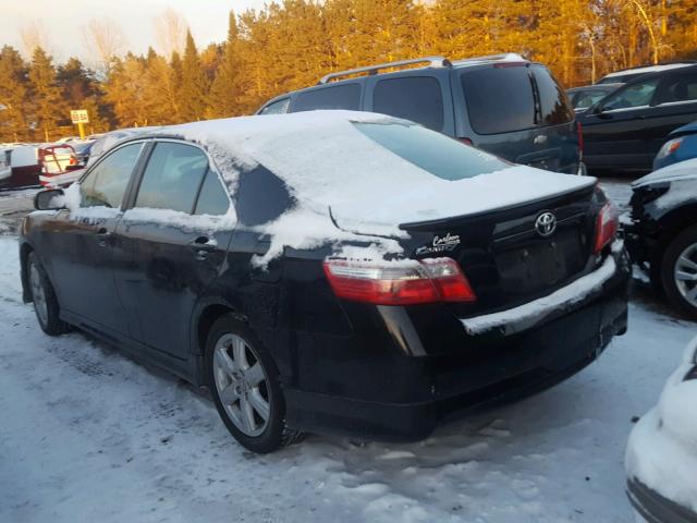 4T1BE46K97U576372 - 2007 TOYOTA CAMRY NEW BLACK photo 3