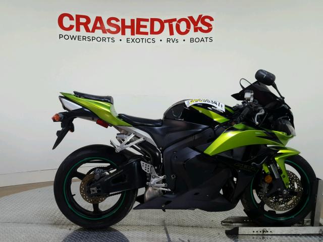 JH2PC40099K201837 - 2009 HONDA CBR600 RR GREEN photo 1