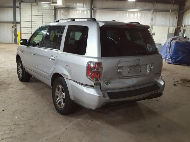 5FNYF18398B037132 - 2008 HONDA PILOT SE SILVER photo 3