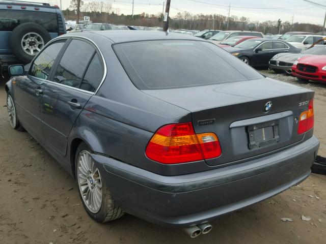 WBAEV53452KM17458 - 2002 BMW 330 I GRAY photo 3