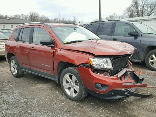 1C4NJDBB6CD599556 - 2012 JEEP COMPASS SP ნარინჯისფერი ფოტო 1