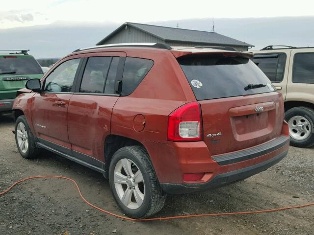 1C4NJDBB6CD599556 - 2012 JEEP COMPASS SP ნარინჯისფერი ფოტო 3