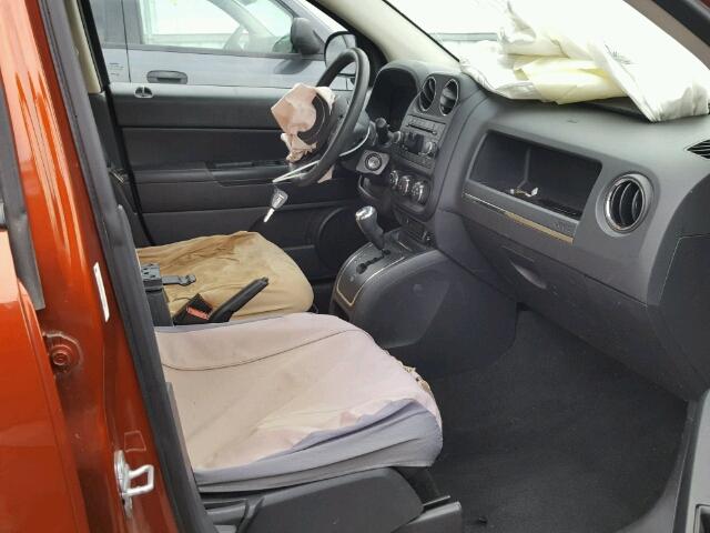 1C4NJDBB6CD599556 - 2012 JEEP COMPASS SP ნარინჯისფერი ფოტო 5