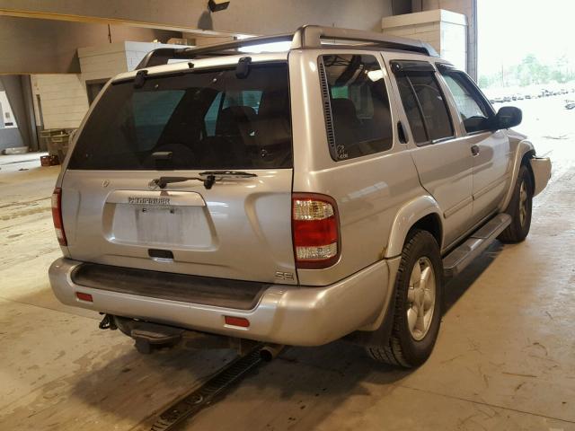 JN8DR09Y42W715741 - 2002 NISSAN PATHFINDER SILVER photo 4