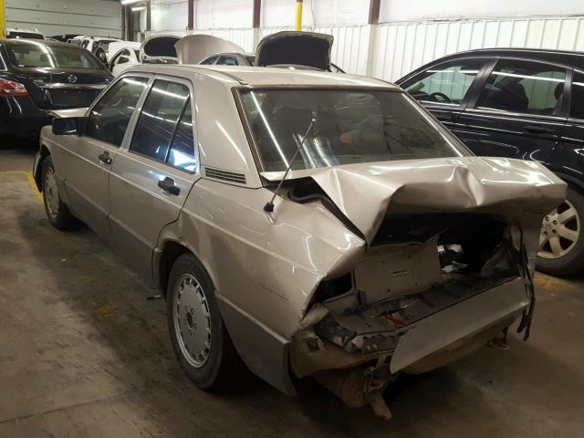 WDBDA28D7MF740695 - 1991 MERCEDES-BENZ 190 E 2.3 TAN photo 3