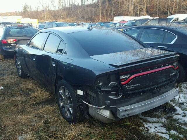 2C3CDXJG7FH747187 - 2015 DODGE CHARGER SX CHARCOAL photo 3