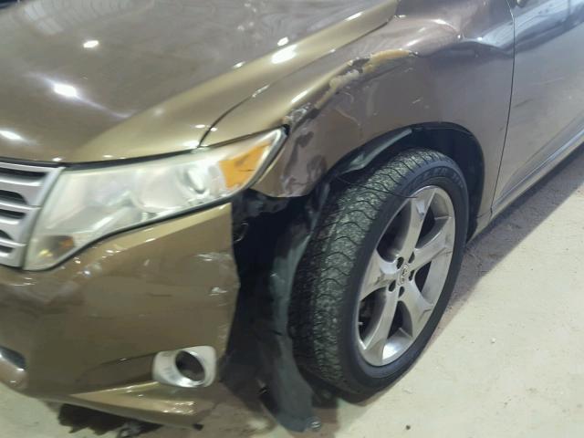 4T3ZK11A59U006335 - 2009 TOYOTA VENZA BASE GOLD photo 9