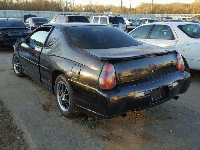 2G1WX12K039291029 - 2003 CHEVROLET MONTE CARL 黑色 照片 3