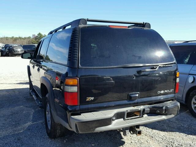 3GNFK16Z34G149883 - 2004 CHEVROLET SUBURBAN K BLACK photo 3