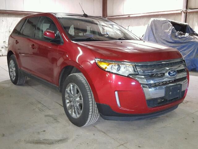 2FMDK4JCXCBA40211 - 2012 FORD EDGE SEL RED photo 1