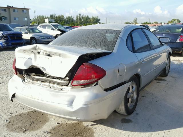 1FAFP53U55A250469 - 2005 FORD TAURUS SE SILVER photo 4