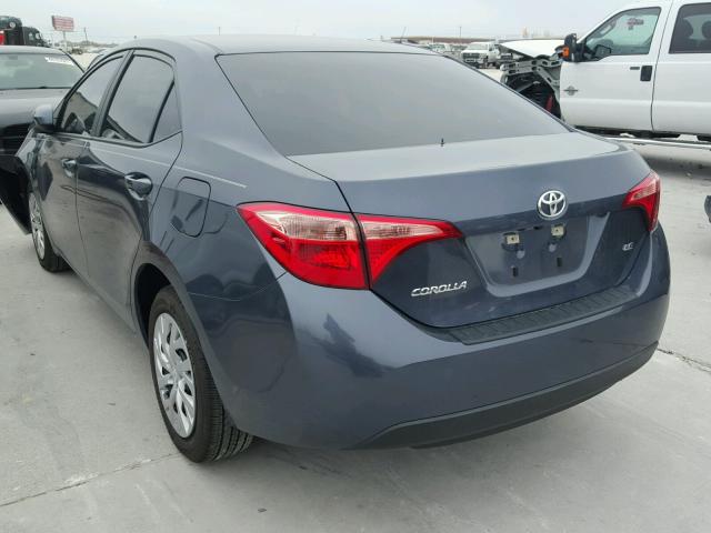 5YFBURHE6HP735102 - 2017 TOYOTA COROLLA L BLUE photo 3