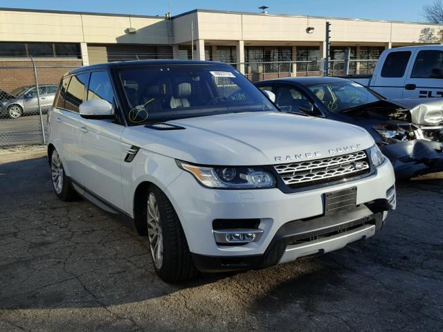 SALWR2EF7GA595385 - 2016 LAND ROVER RANGE ROVE WHITE photo 1