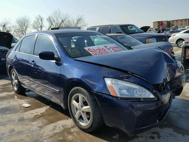 1HGCM56654A005156 - 2004 HONDA ACCORD EX BLUE photo 1