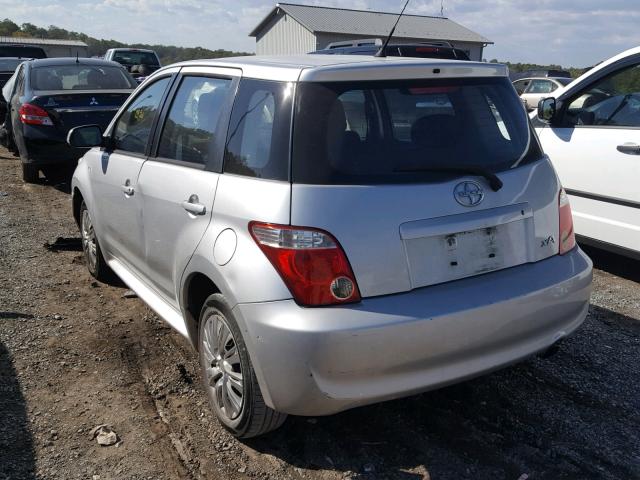 JTKKT604560159653 - 2006 TOYOTA SCION XA SILVER photo 3