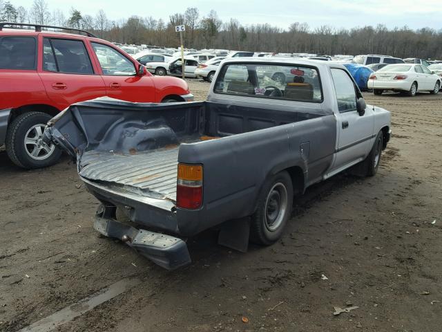 JT4VN82D9K0002483 - 1989 TOYOTA PICKUP 1/2 SILVER photo 4