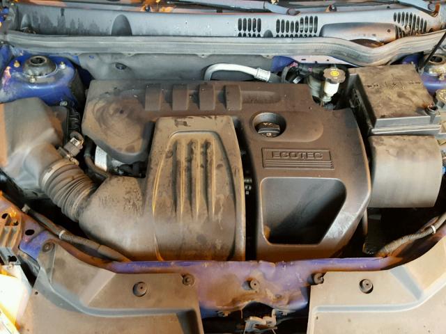 1G1AK15F077337070 - 2007 CHEVROLET COBALT LS BLUE photo 7