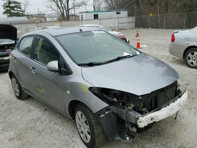 JM1DE1KY1C0147587 - 2012 MAZDA MAZDA2 SILVER photo 1