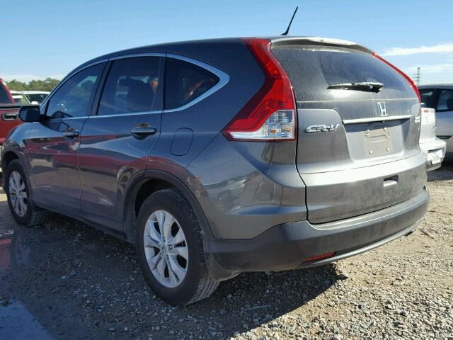 2HKRM3H54DH519624 - 2013 HONDA CR-V EX GRAY photo 3