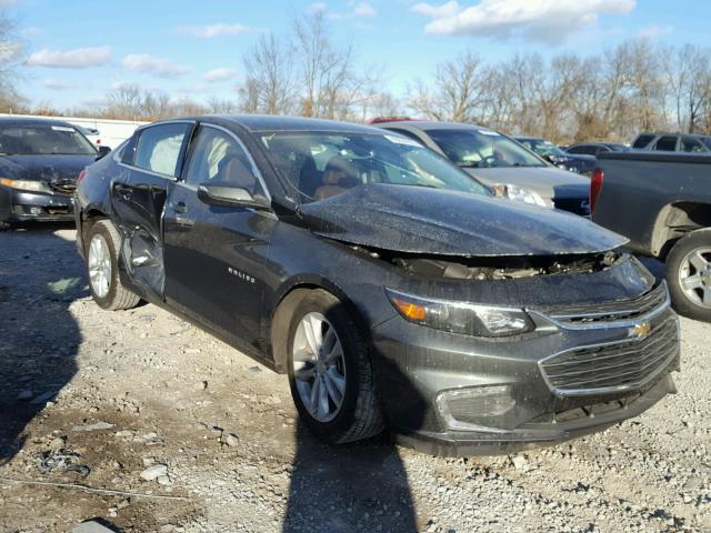 1G1ZE5ST2GF257903 - 2016 CHEVROLET MALIBU LT BLACK photo 1