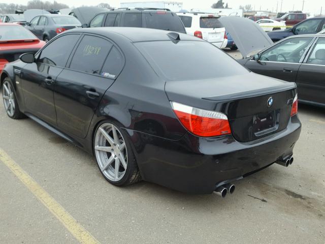 WBSNB93546B583092 - 2006 BMW M5 BLACK photo 3