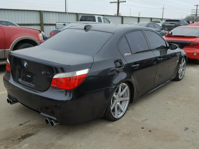 WBSNB93546B583092 - 2006 BMW M5 BLACK photo 4