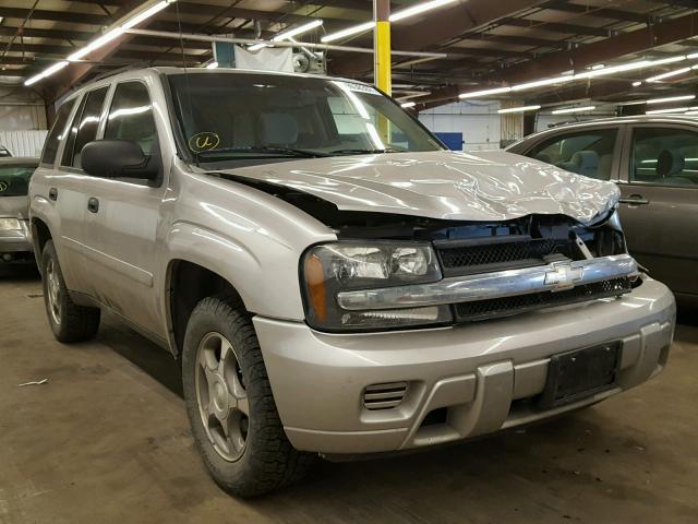 1GNDT13S572203984 - 2007 CHEVROLET TRAILBLAZE SILVER photo 1