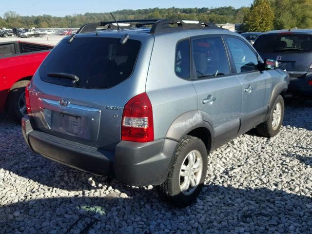 KM8JN12D57U685803 - 2007 HYUNDAI TUCSON SE GREEN photo 4