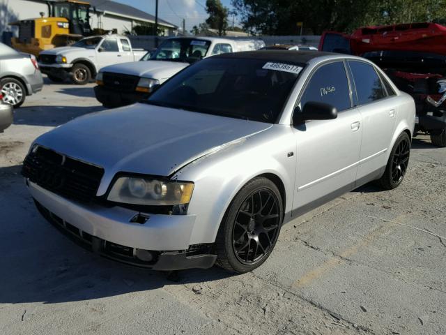 WAULC68E83A129705 - 2003 AUDI A4 1.8T QU GRAY photo 2