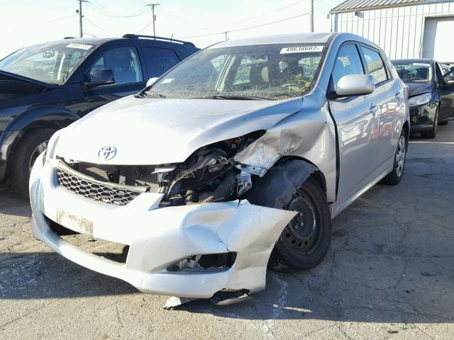 2T1KU40E89C162655 - 2009 TOYOTA COROLLA MA SILVER photo 2